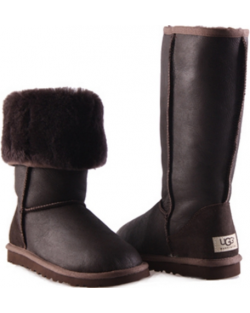 UGG высокие Шоколад, обливные